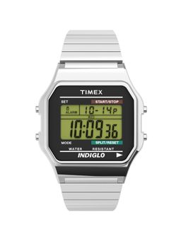 Timex - Classic Grey Square Dial Digital Mens Watch - T78587UJ (M)