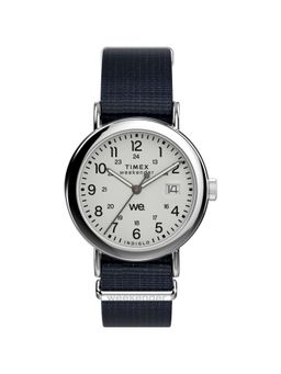 Timex - Weekender Main Line White Round Dial Analog Unisex Watch - TW2Y09000UJ (M)