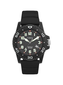 Timex - Main Street Black Round Dial Analog Mens Watch - TW5M61200JQ (M)