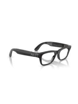 Ray-Ban Meta - Unisex Injected Black Rectangle Full Rim Eyeglass Frames-0Rw7001852654 (54)