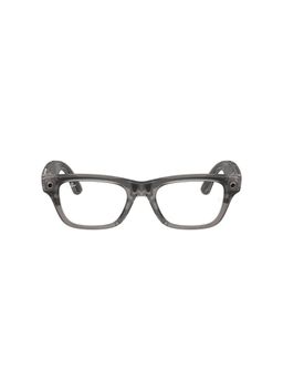 Ray-Ban Meta - Unisex Injected Grey Rectangle Full Rim Eyeglass Frames-0Rw7001852950 (50)