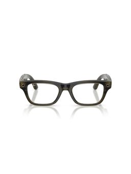 Ray-Ban Meta - Unisex Injected Brown Rectangle Full Rim Eyeglass Frames-0Rw7001853054 (54)