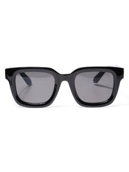 Eyejack - Unisex Plastic Black Square Full Rim Sunglasses-3803Cl525 (49)