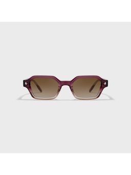 SAM AND MARSHALL - Unisex Propionate Brown Rectangle Full Rim Sunglasses-Wesley_Brown_Gradient_20327