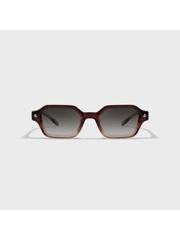 SAM AND MARSHALL - Unisex Propionate Brown Rectangle Full Rim Sunglasses-Wesley_Gradient_20326