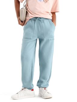 RARE ONES - Blue Cotton Blend Trackpant