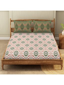 Welspun - Wonder-Full Polycotton Double Bedsheet-Canyon Sunset