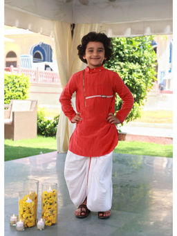 Little Luxury - Om Sweet Om Kurta and Dhoti (Set of 2)