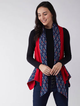 InWeave - Blue Printed Shrug