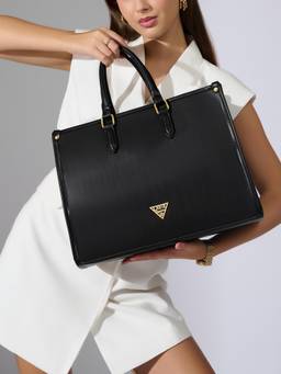 Lavie Signature - Women's Madisson Box Tote Bag With Detachable Strap