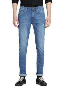 JadeBlue - Men River Blue Cotton Stretch Slim Fit Washed Jeans