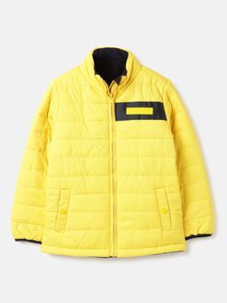United Colors of Benetton - Yellow Regular Fit Quilted Reversible Puffer Jacket