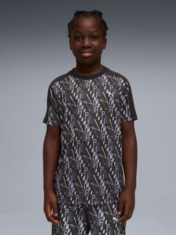 Puma - Black Essentials Training Youth Printed T-shirt