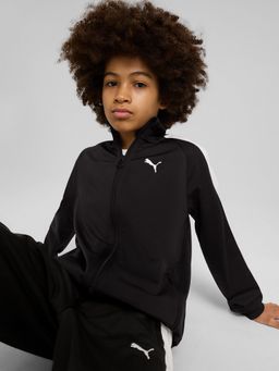 Puma - Black T7 Always On Boys' Iconic Striped Track Jacket-Black