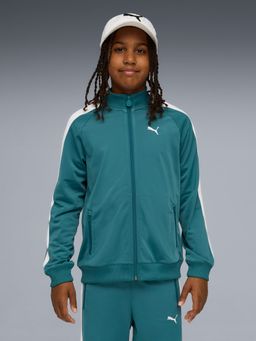 Puma - Green T7 Always On Boys' Iconic Striped Track Jacket-Green