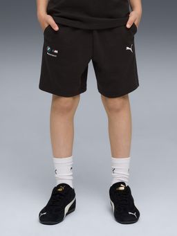 Puma - Black Bmw M Motorsport Essentials Youth Logo Print 6 Shorts