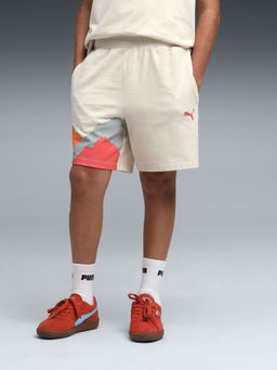 Puma - Off White Skates Boys' Above-Knee Printed Shorts