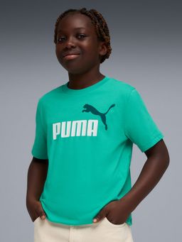 Puma - Green Colour No.1 Logo Youth T-shirt