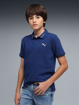 Puma - Navy Blue Ottoman Youth Polo T-shirt