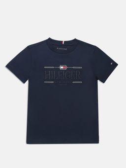 Tommy Hilfiger - Navy Blue Boys Logo T-shirt