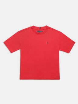 Tommy Hilfiger - Red Boys Solid T-shirt