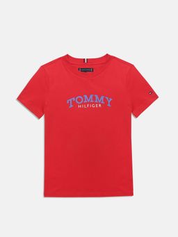 Tommy Hilfiger - Red Boys Logo T-shirt