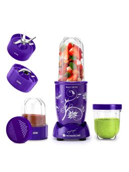 Wonderchef - Nutri Blend Mixer Grinder, Blender, 500 W, 2 Year Warranty, Purple