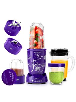 Wonderchef - Nutri Blend Mixer Grinder, Blender, 500 W, 2 Year Warranty, Purple