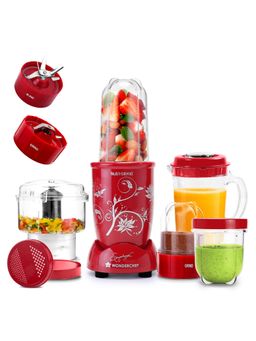 Wonderchef - Nutri Blend CKM Mixer Grinder Juicer Blender And Chopper 500 W, Red