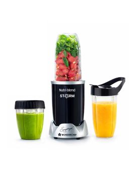 Wonderchef - Nutri-Blend Storm, 2 Jar, 1200W (Tall Jar- 1000 ml, Short Jar- 650 ml)