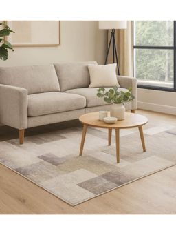 OBSESSIONS - Abstract Polypropylene Carpet, Olive