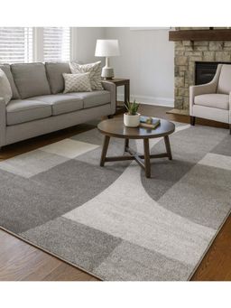 OBSESSIONS - Abstract Polypropylene Carpet, Cream