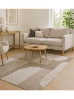 OBSESSIONS - Abstract Polypropylene Carpet, Olive