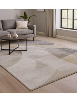 OBSESSIONS - Abstract Polypropylene Carpet, Cream