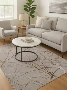 OBSESSIONS - Classical Polyester Carpet, Grey