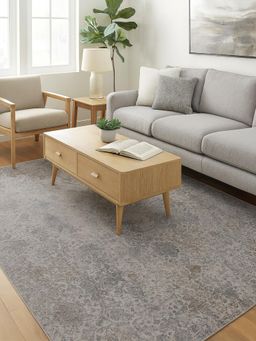 OBSESSIONS - Modern Polyester Carpet, Grey
