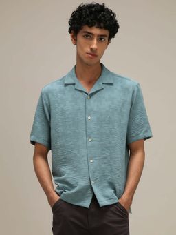 Mufti - Muted Sage Green Men Shirt