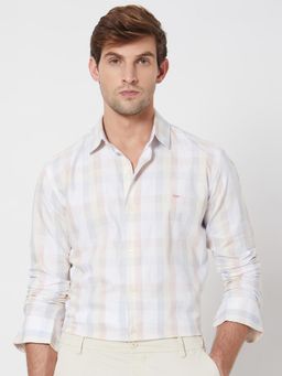 Mufti - Soft Pastel Checks Checks Men Shirt