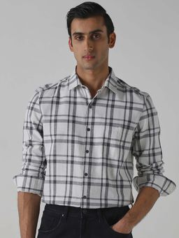 Mufti - Snow White Checks Men Shirt