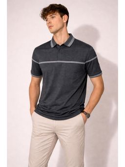 Parcel Yard - Solid Half Sleeve Polo Cotton T-Shirt For Men
