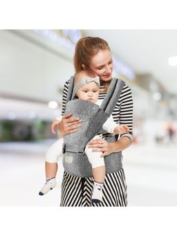 R for Rabbit - Grey Upsy Daisy Cool Baby Carriers