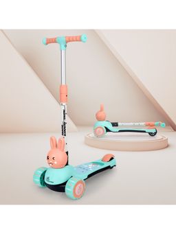 R for Rabbit - Green Road Runner Bunny Scooter