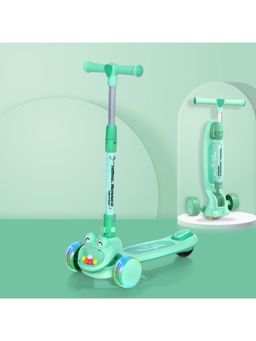 R for Rabbit - Green Road Runner Hopper Scooter