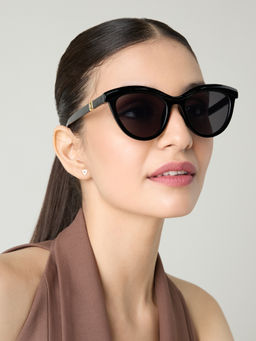 Pipa Bella by Nykaa Fashion - Always In Style Black Wayfarer Sunglasses (M)