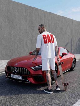 Griffel - Bad Influencer Regular Cotton White T-Shirt