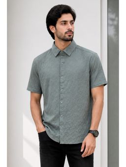 Parcel Yard - Men's Casual Summer Green Shirt
