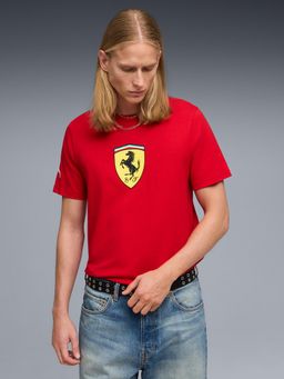 Puma - Scuderia Ferrari Mens Colored Shield Logo T-Shirt