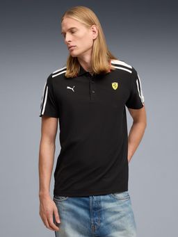 Puma - Scuderia Ferrari Mens Contrast Panel MT7 Polo T-Shirt