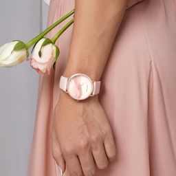 Joker and Witch - Joker & Witch Charm Pink PU Strap Watch