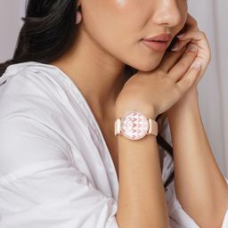 Joker and Witch - Joker & Witch Blissful Pink PU Strap Watch